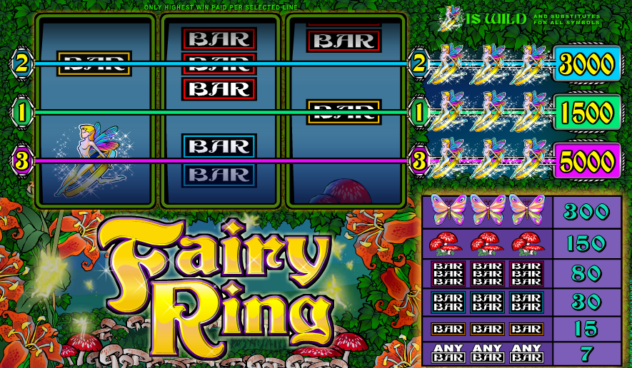 Play fairy ring and grab lot of real money  with or without download & get promotional bonus